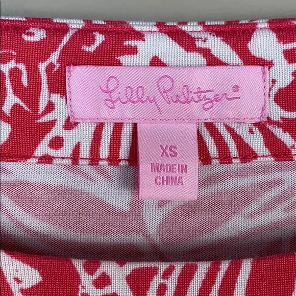 Lilly Pulitzer Pink and White Dress - Picture 4 of 9